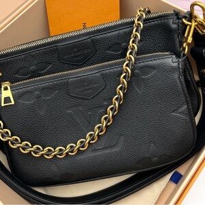 LOUIS VUITTON MULTI POCHETTE EMPRIENTE full set Overall